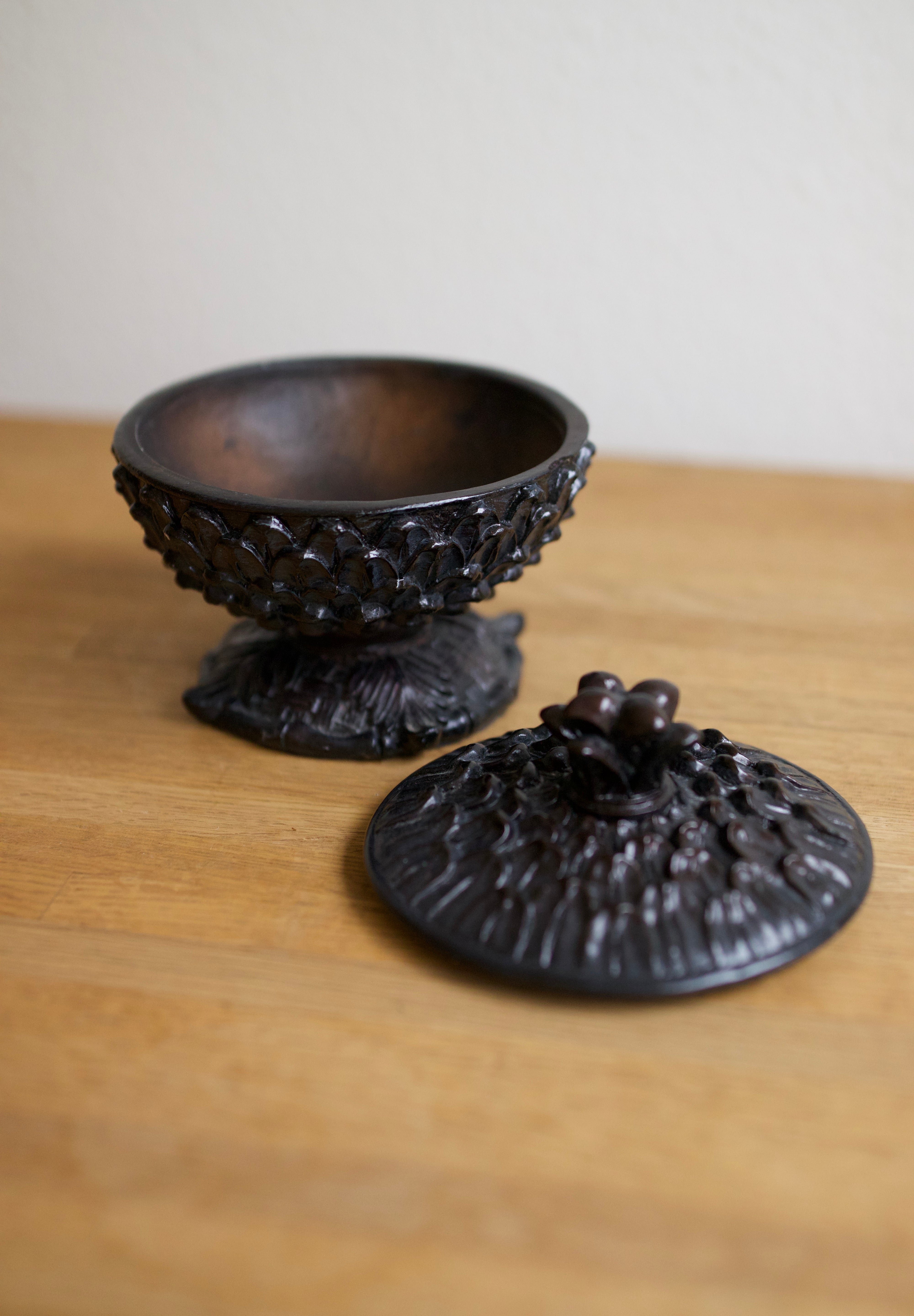 Pineapple Pedestal Candy Dish (1940s)