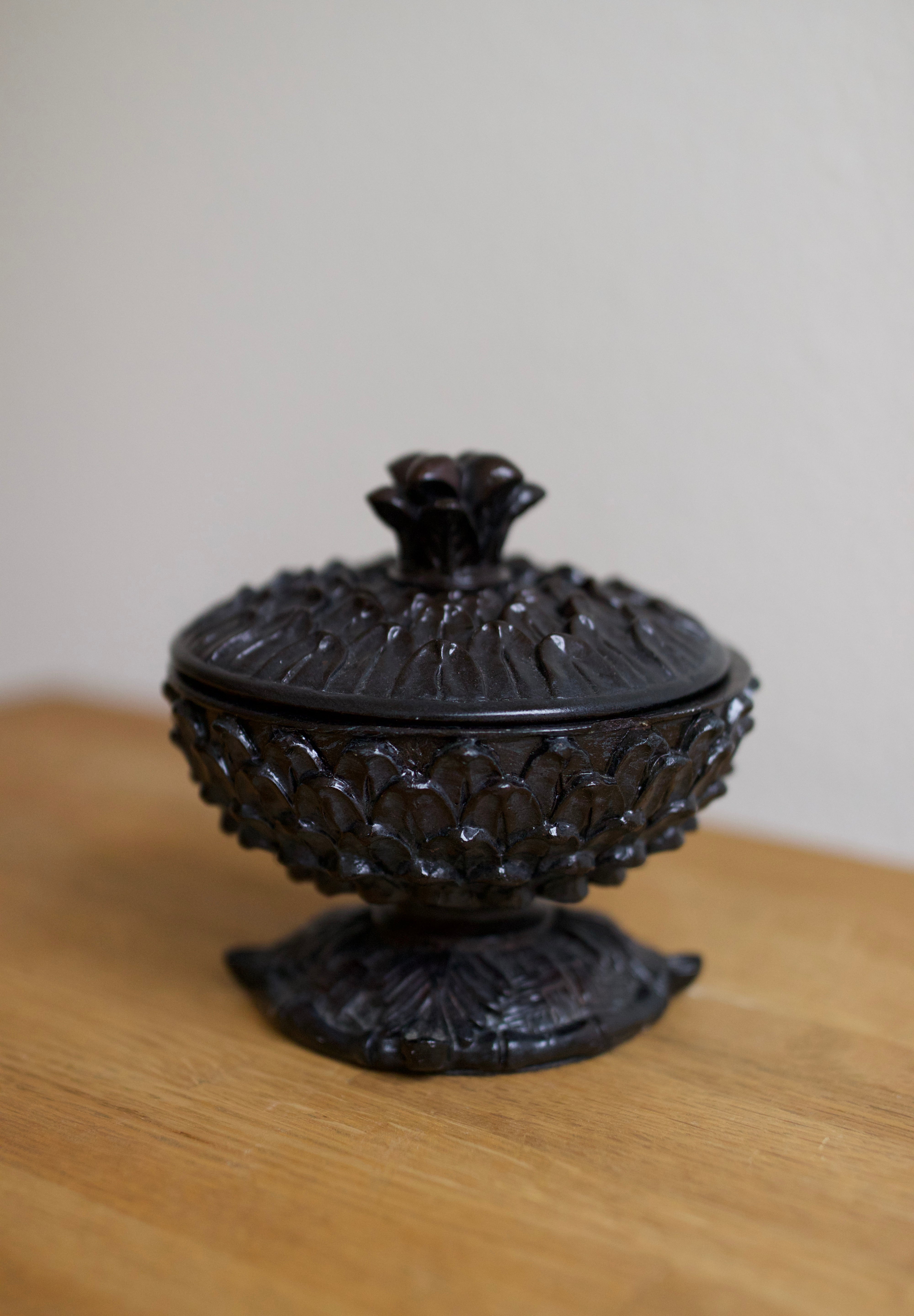 Pineapple Pedestal Candy Dish (1940s)