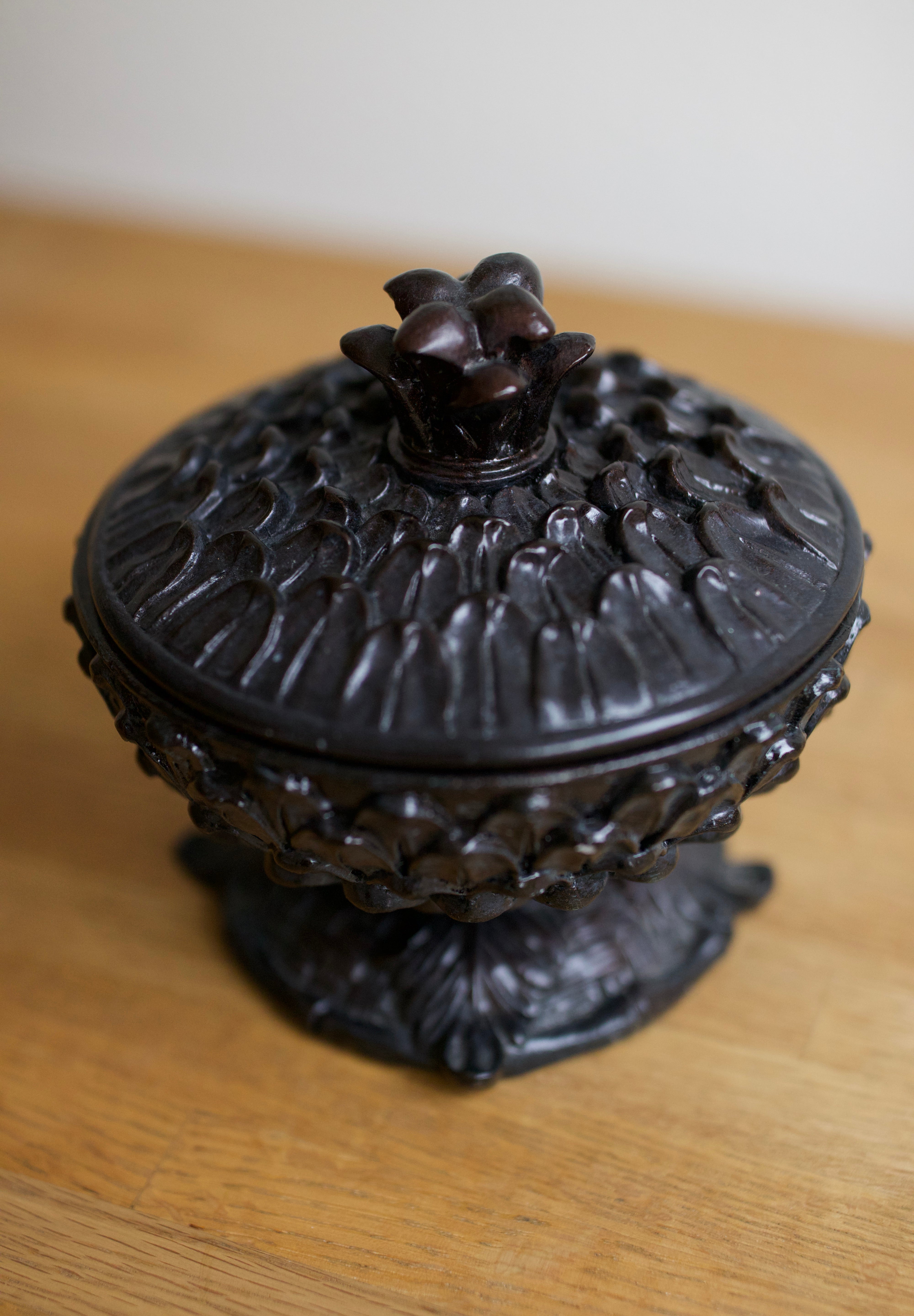 Pineapple Pedestal Candy Dish (1940s)