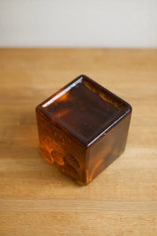 Blenko Amber Glass Bookend (1967)