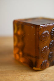 Blenko Amber Glass Bookend (1967)