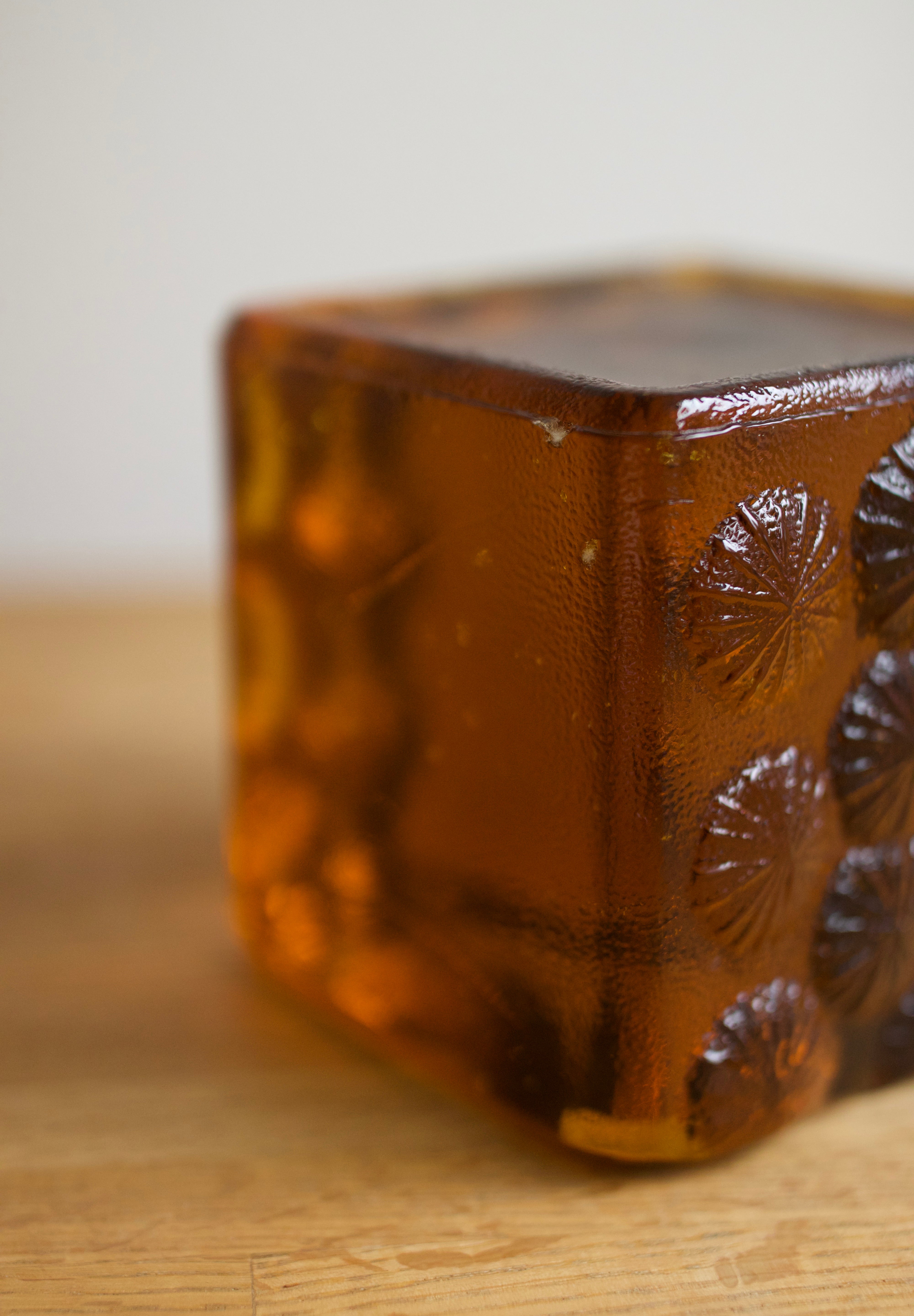 Blenko Amber Glass Bookend (1967)