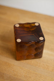 Blenko Amber Glass Bookend (1967)