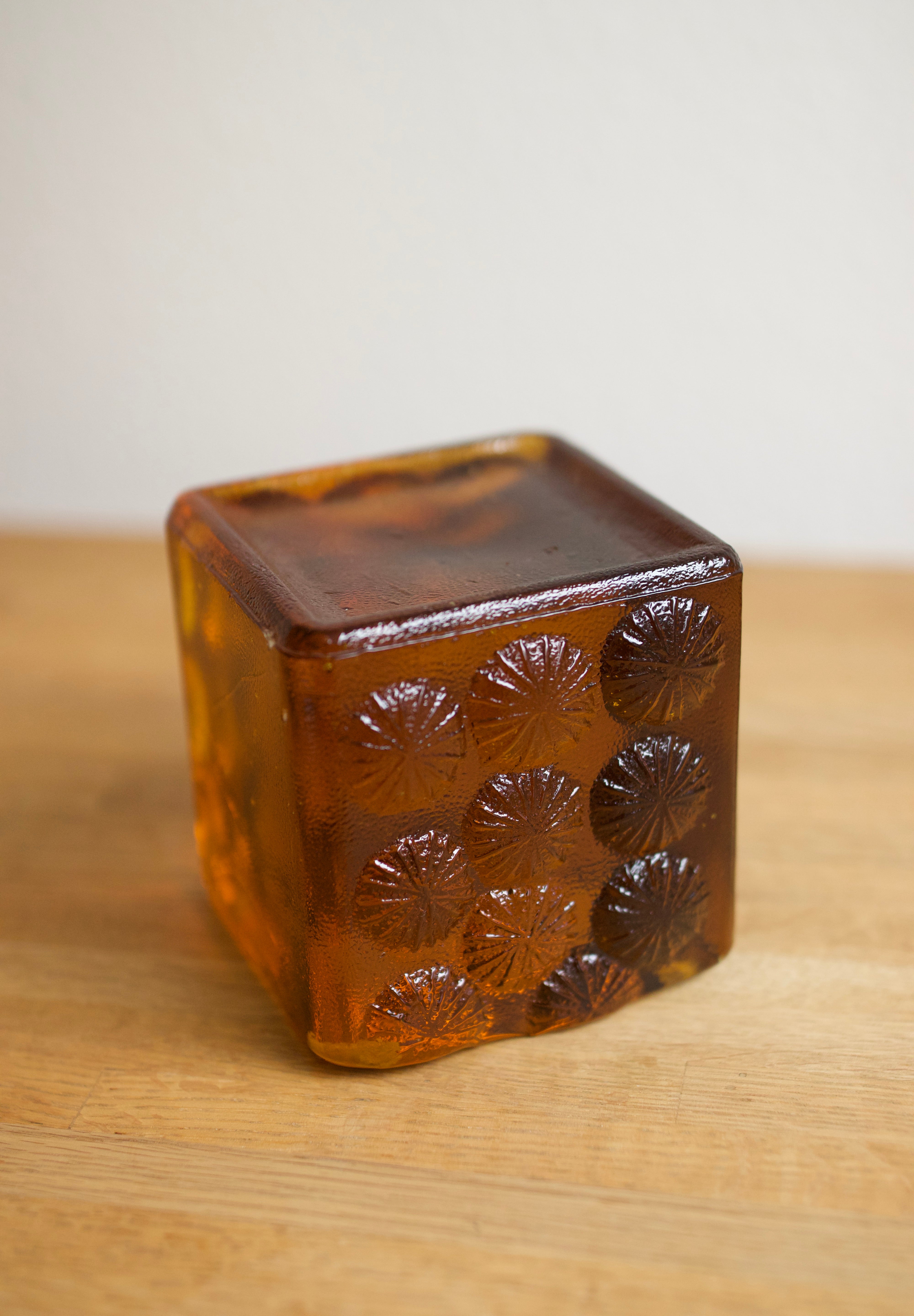 Blenko Amber Glass Bookend (1967)