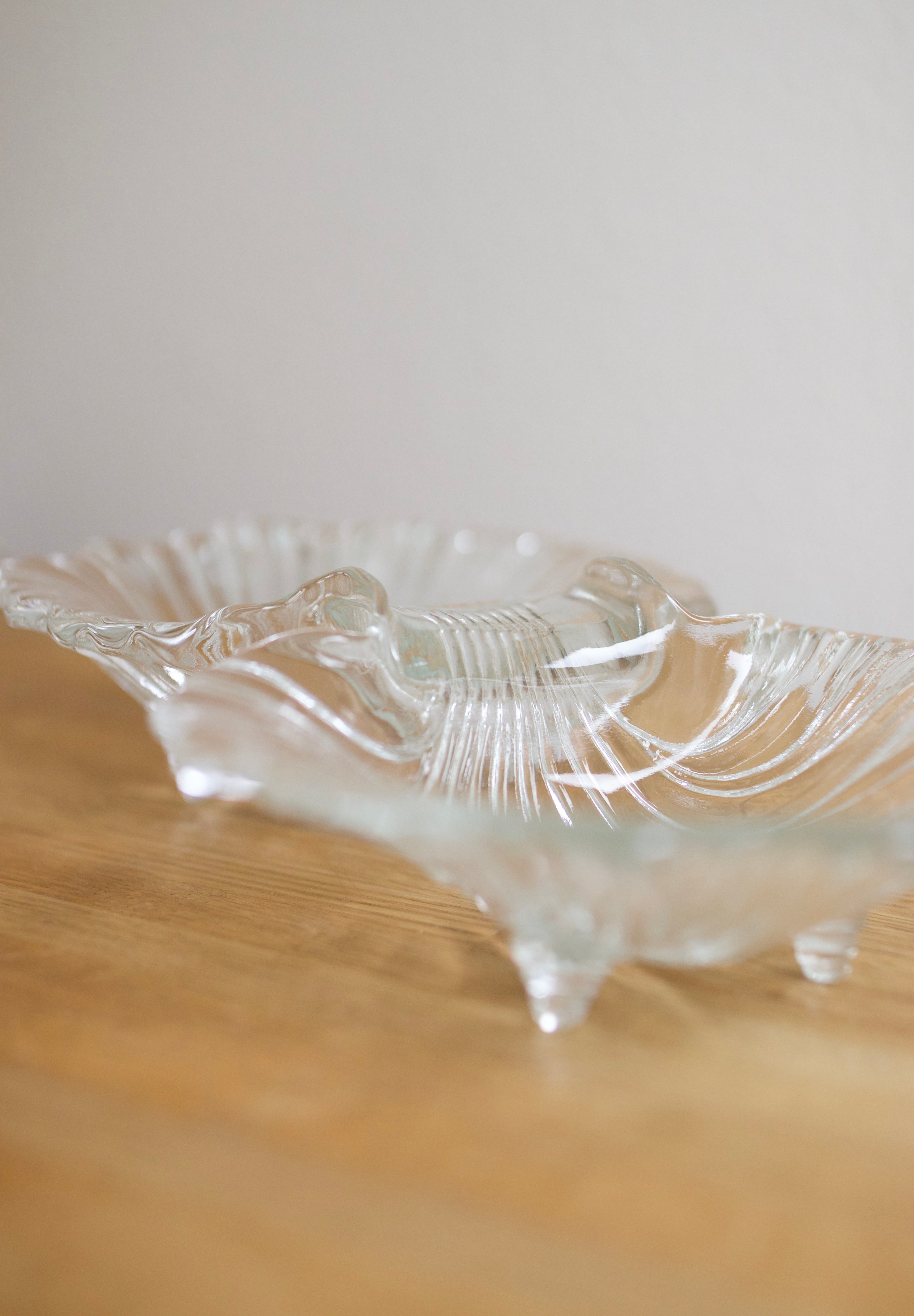 Vintage Mikasa Dual Shell Glass Dish