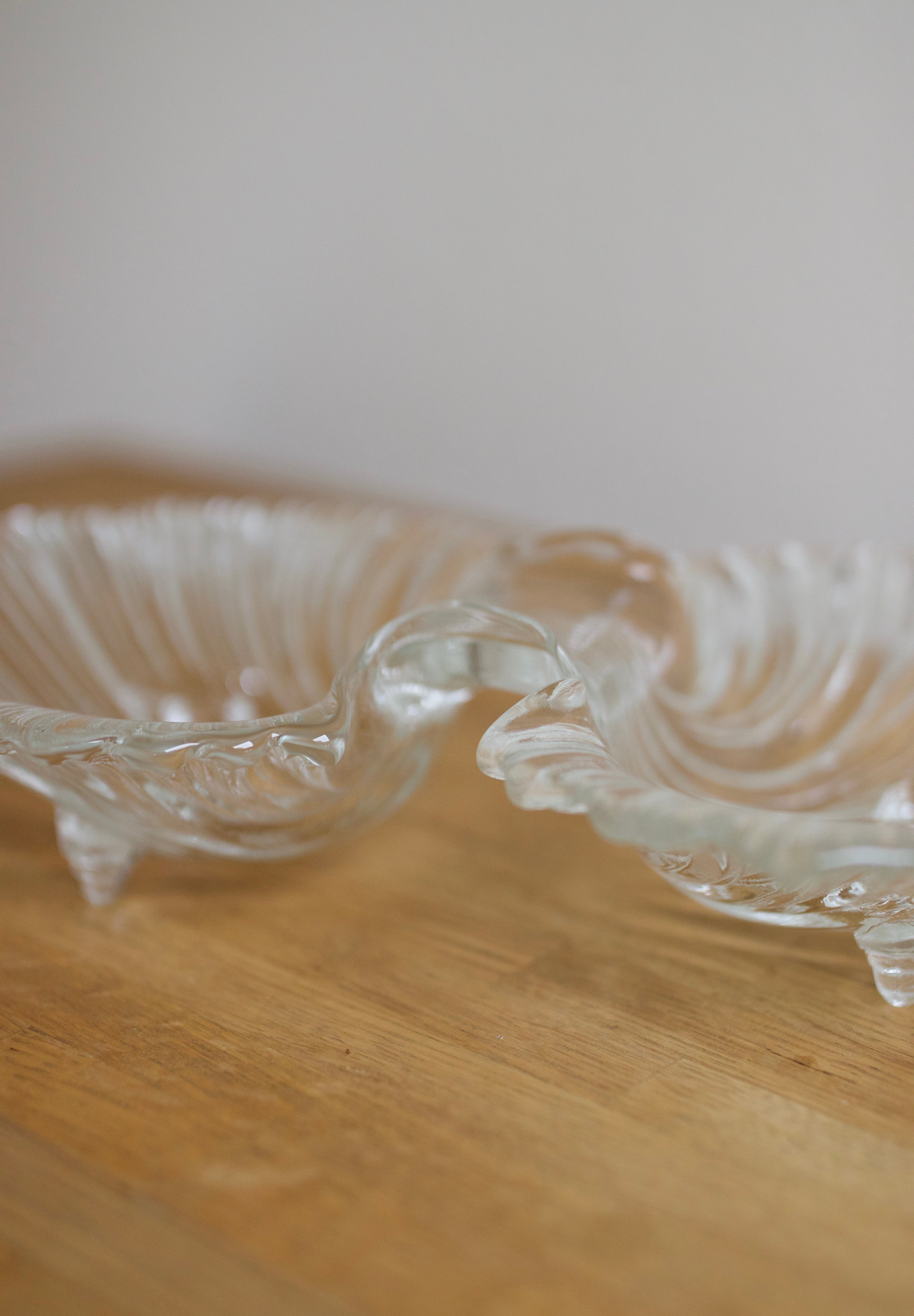 Vintage Mikasa Dual Shell Glass Dish