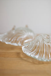 Vintage Mikasa Dual Shell Glass Dish