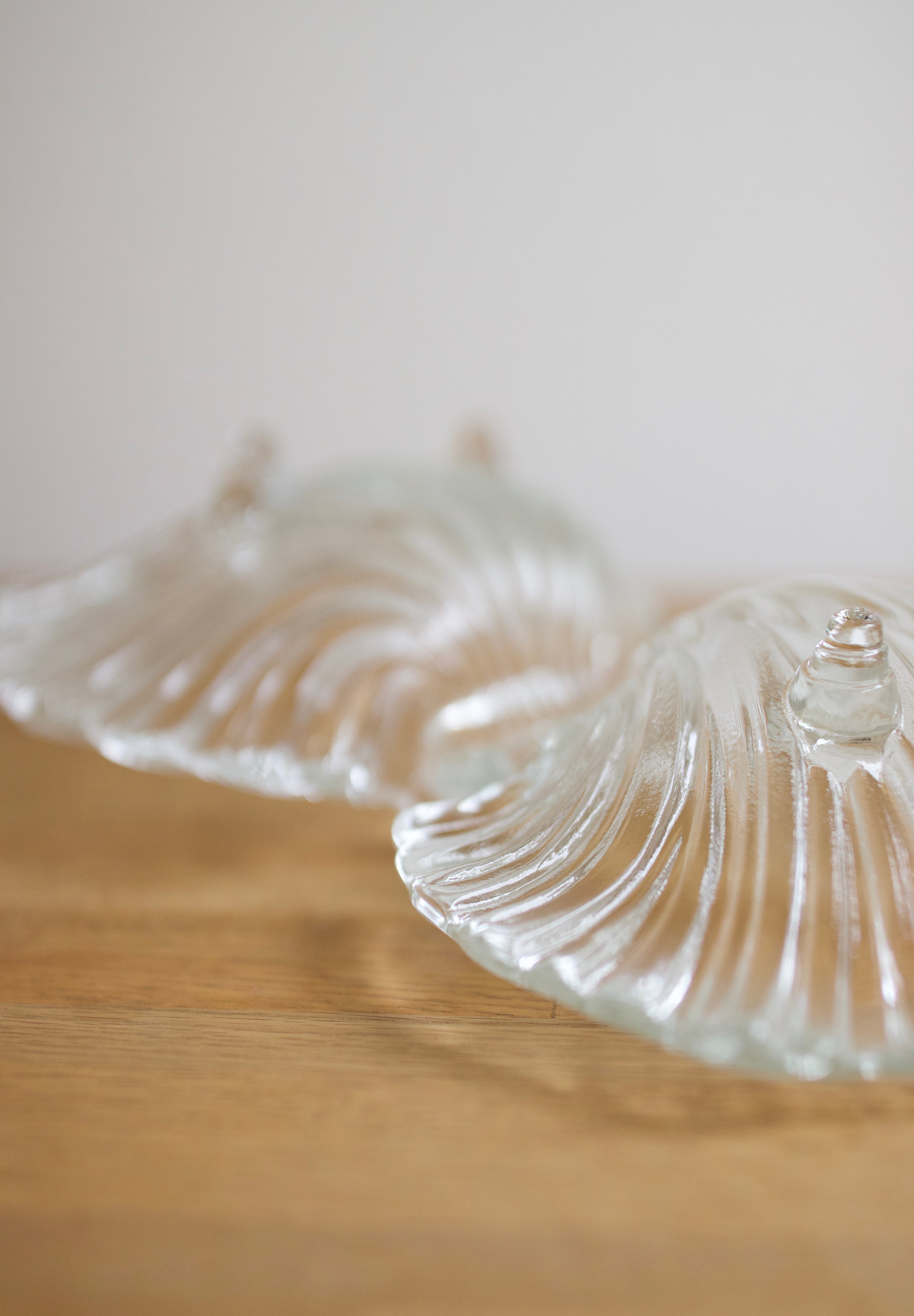 Vintage Mikasa Dual Shell Glass Dish