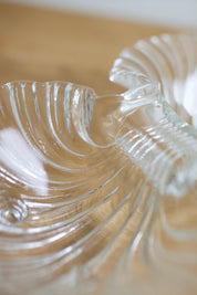 Vintage Mikasa Dual Shell Glass Dish