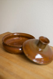 Vintage Donabe-Style Studio Pottery Pot