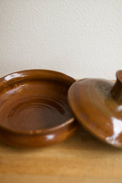 Vintage Donabe-Style Studio Pottery Pot