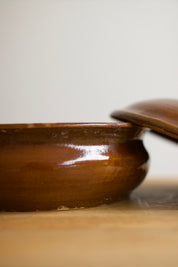 Vintage Donabe-Style Studio Pottery Pot