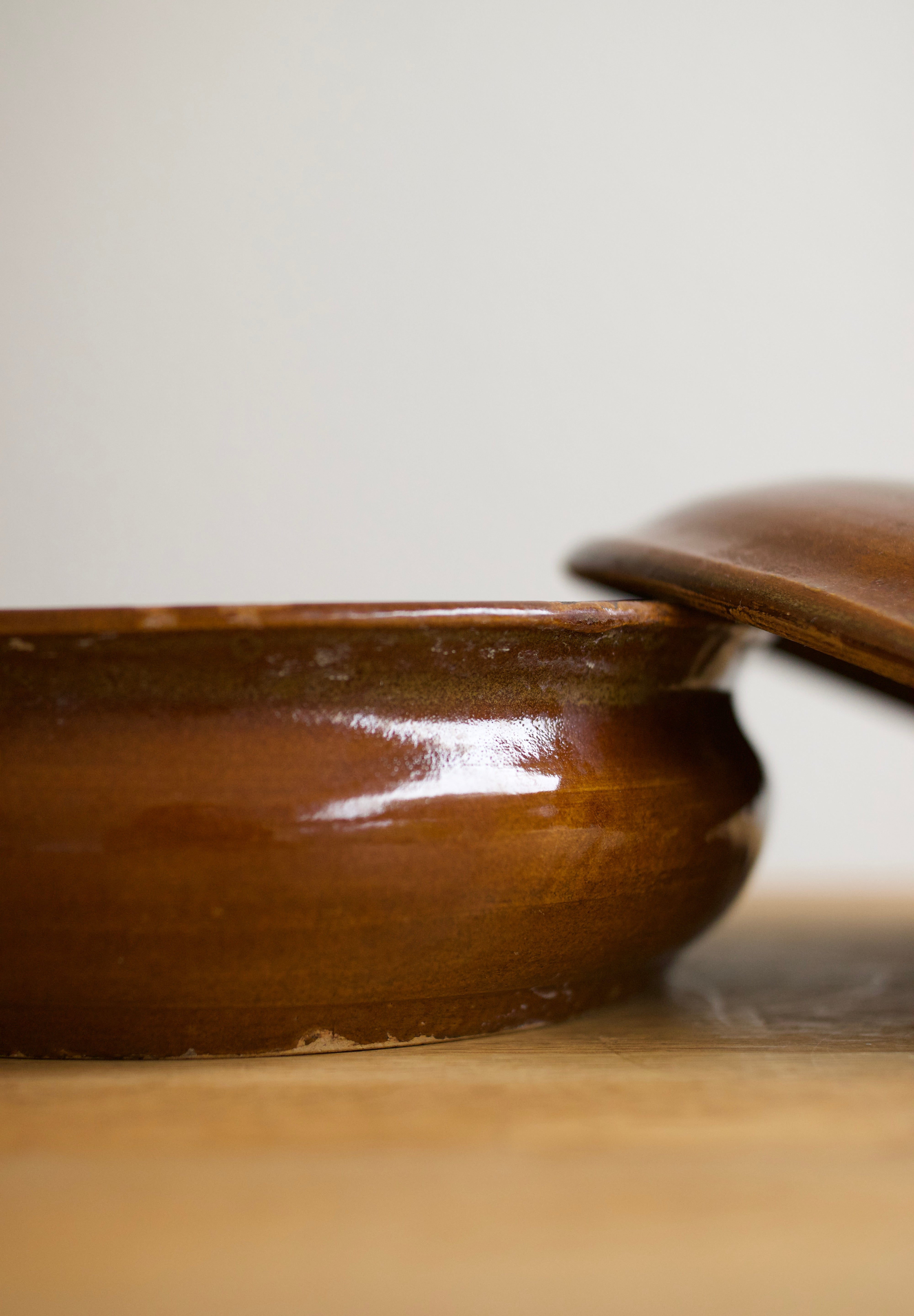 Vintage Donabe-Style Studio Pottery Pot