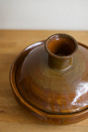 Vintage Donabe-Style Studio Pottery Pot
