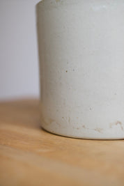 Vintage English Two-Tone Stoneware Crock