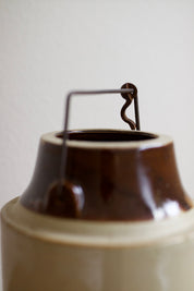 Antique Two-Tone Stoneware Canning Crock