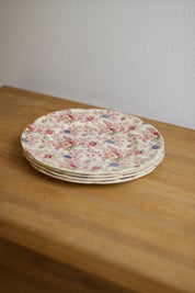 Vintage Johnson Brothers Old English Chintz Dinner Plates (Set of 4)
