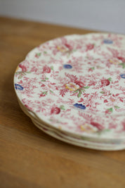 Vintage Johnson Brothers Old English Chintz Dinner Plates (Set of 4)