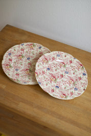 Vintage Johnson Brothers Old English Chintz Dinner Plates (Set of 4)