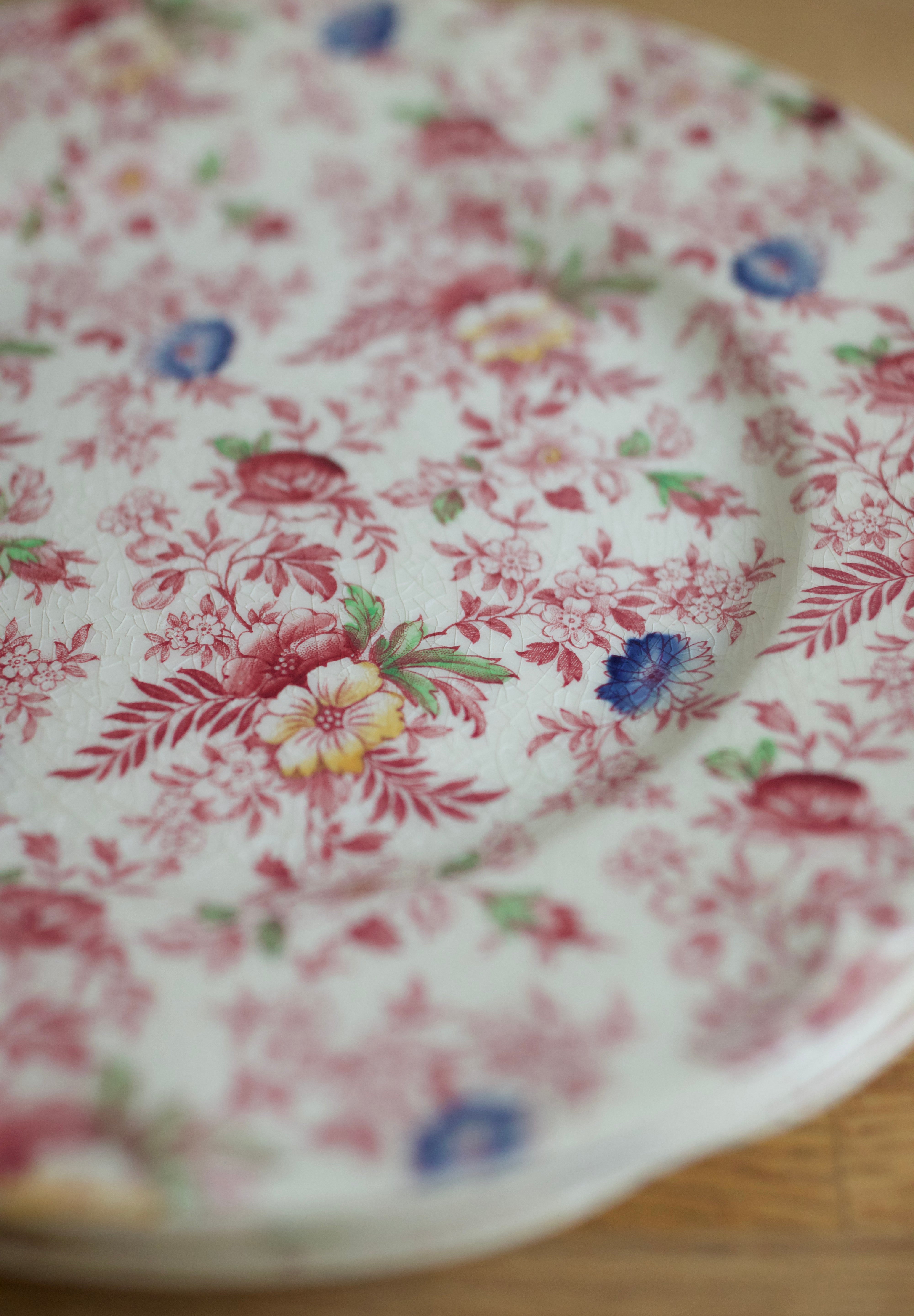 Vintage Johnson Brothers Old English Chintz Dinner Plates (Set of 4)