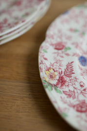 Vintage Johnson Brothers Old English Chintz Dinner Plates (Set of 4)