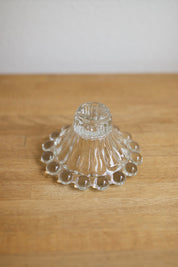Vintage Anchor Hocking “Boopie” Glass Candlestick Holder
