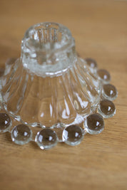 Vintage Anchor Hocking “Boopie” Glass Candlestick Holder