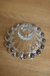 Vintage Anchor Hocking “Boopie” Glass Candlestick Holder