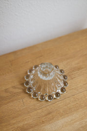 Vintage Anchor Hocking “Boopie” Glass Candlestick Holder