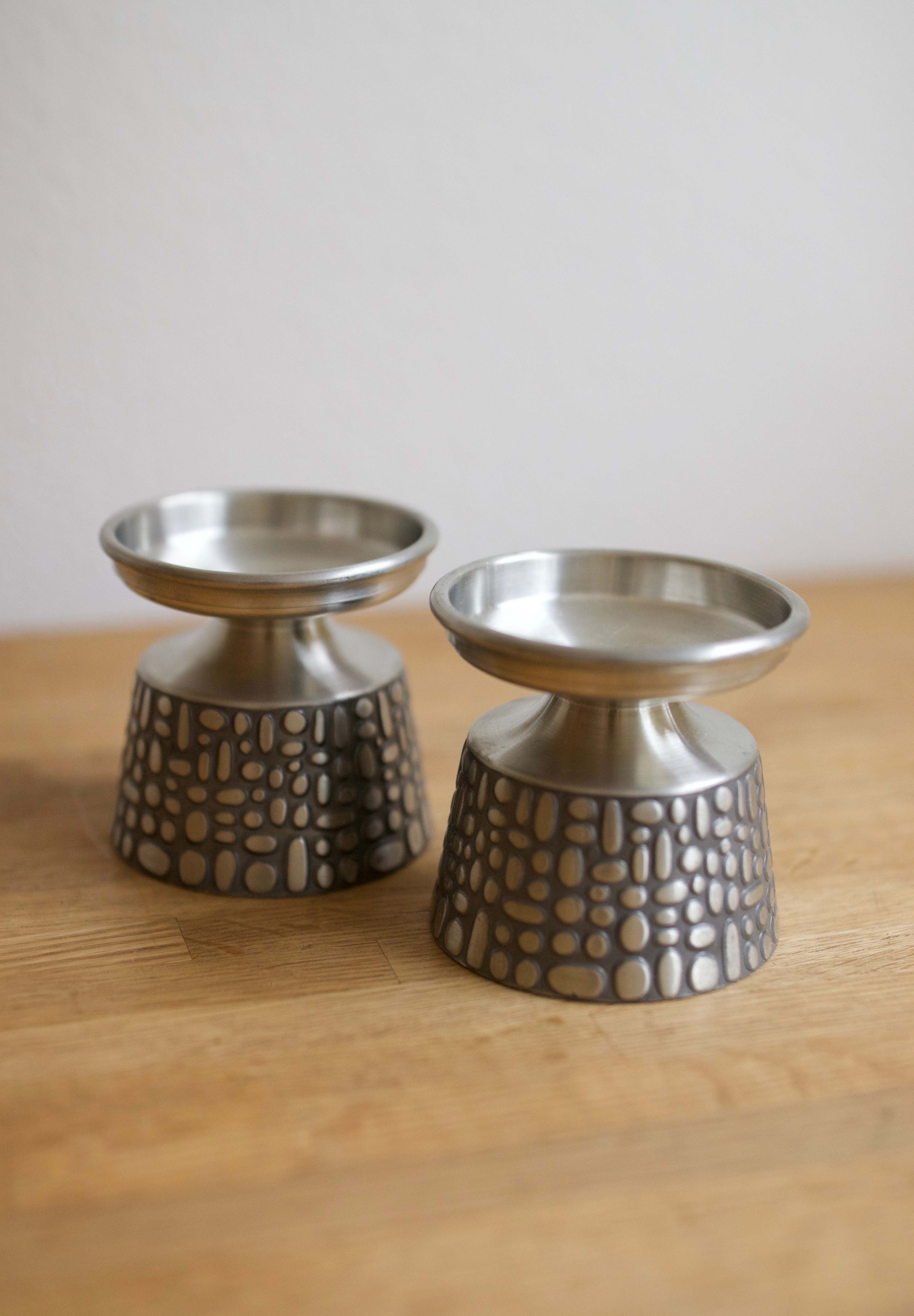Måstad Pewter Candlestick Holders (Set of 2)
