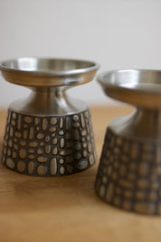 Måstad Pewter Candlestick Holders (Set of 2)
