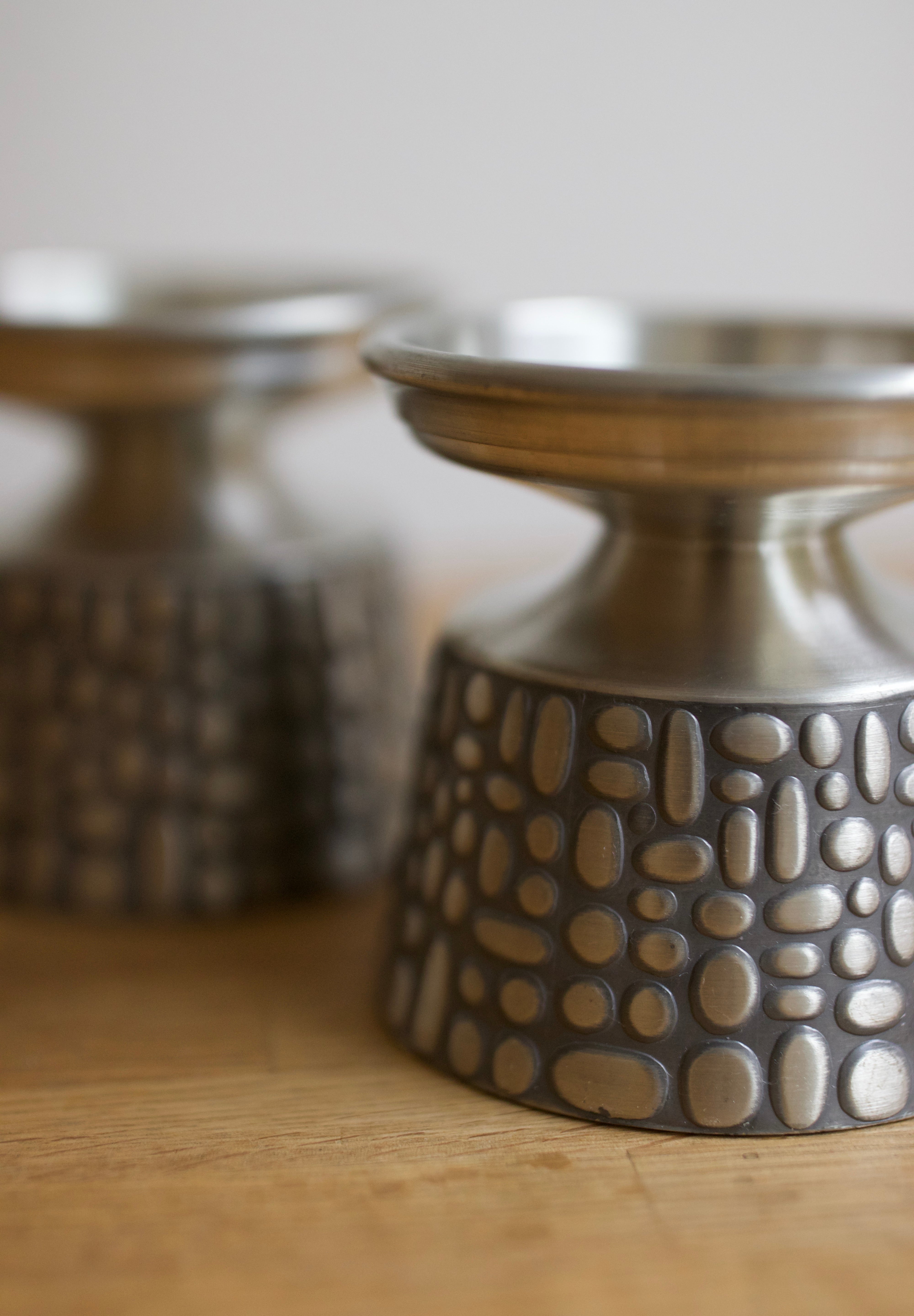 Måstad Pewter Candlestick Holders (Set of 2)