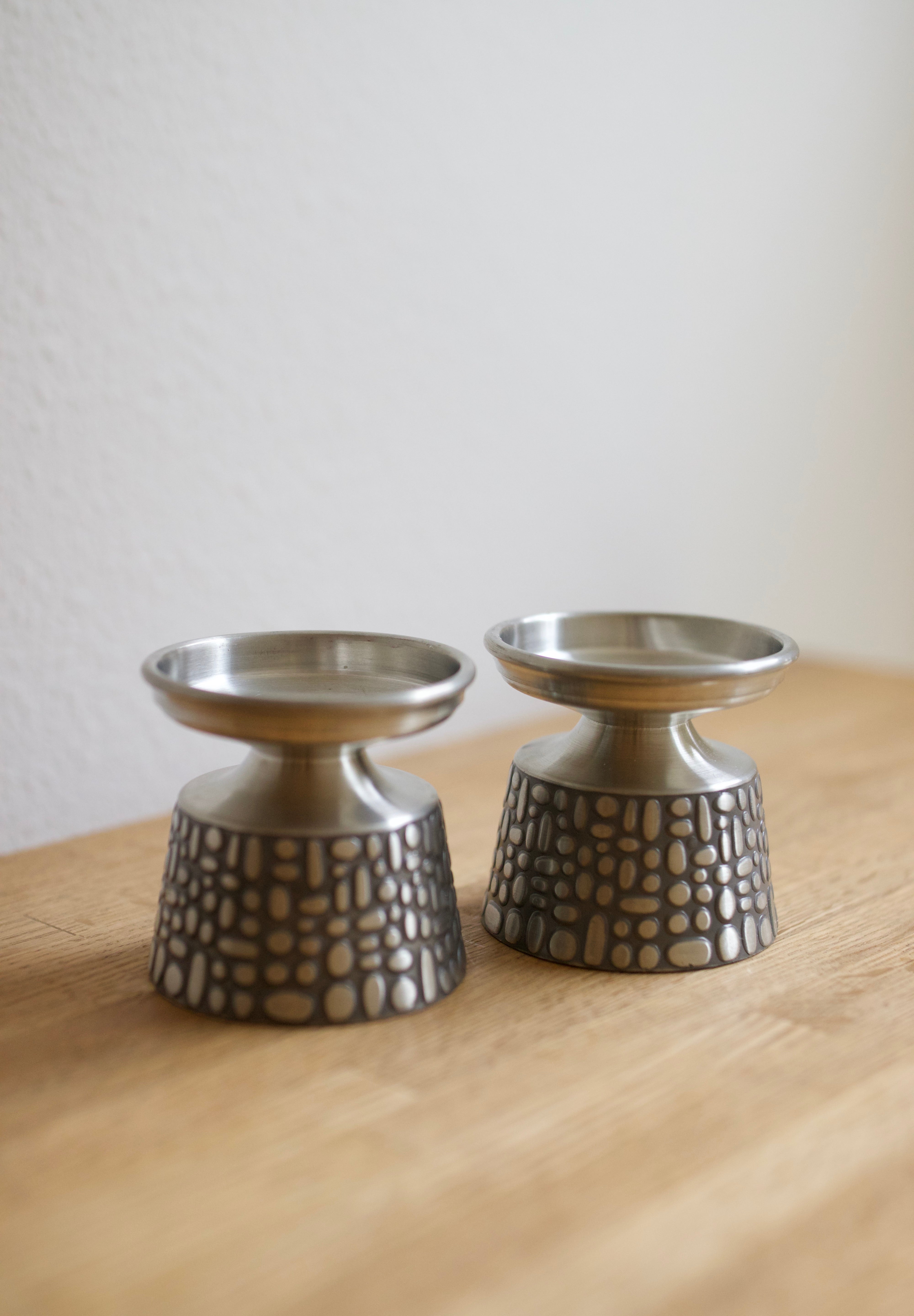 Måstad Pewter Candlestick Holders (Set of 2)