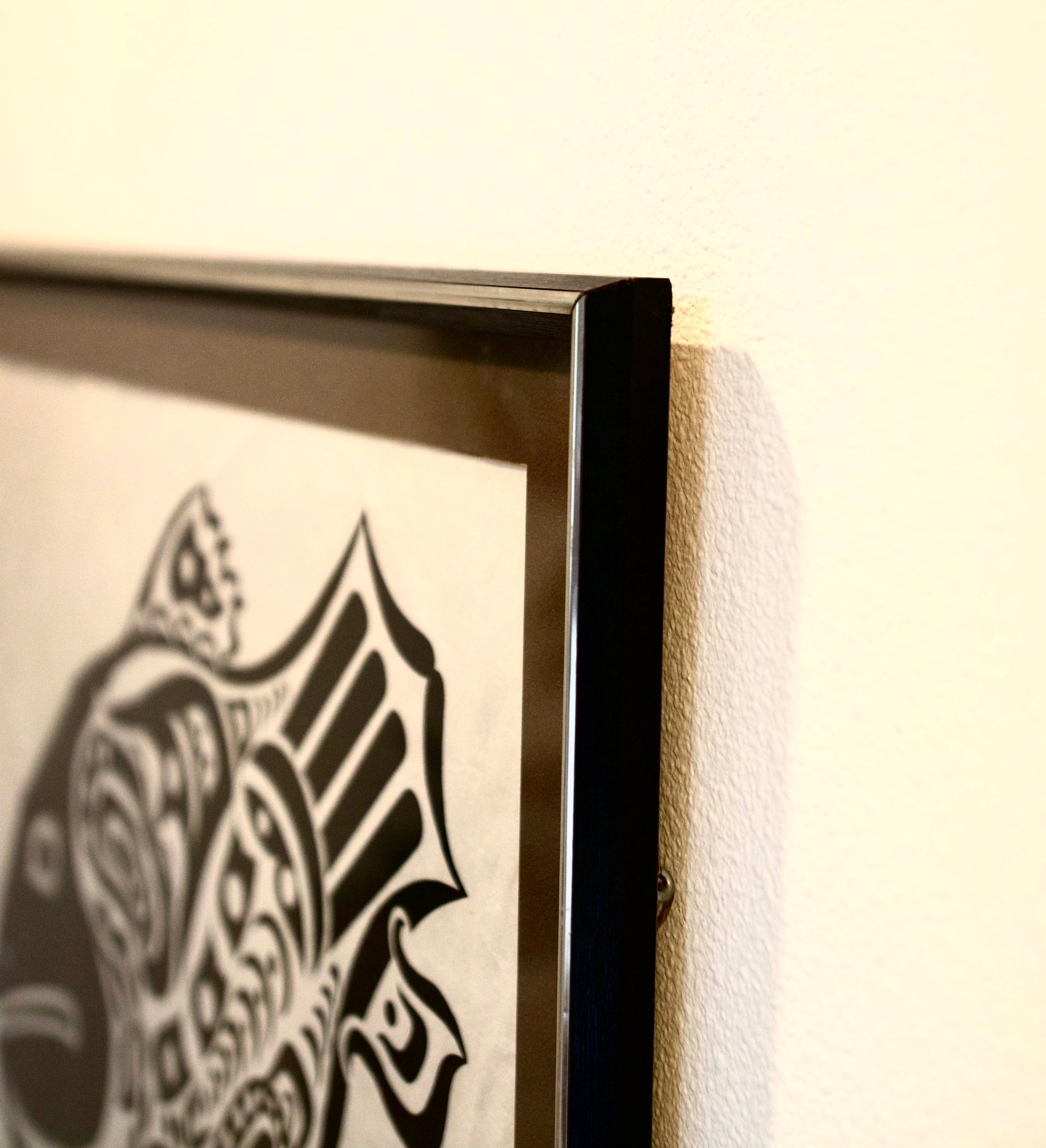 C.B. Greul "Haida Fish" Silkscreen Framed Print, 1950s–60s
