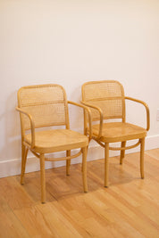 Pair of Josef Hoffmann No. 811 "Prague" Armchairs