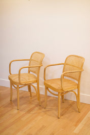 Pair of Josef Hoffmann No. 811 "Prague" Armchairs