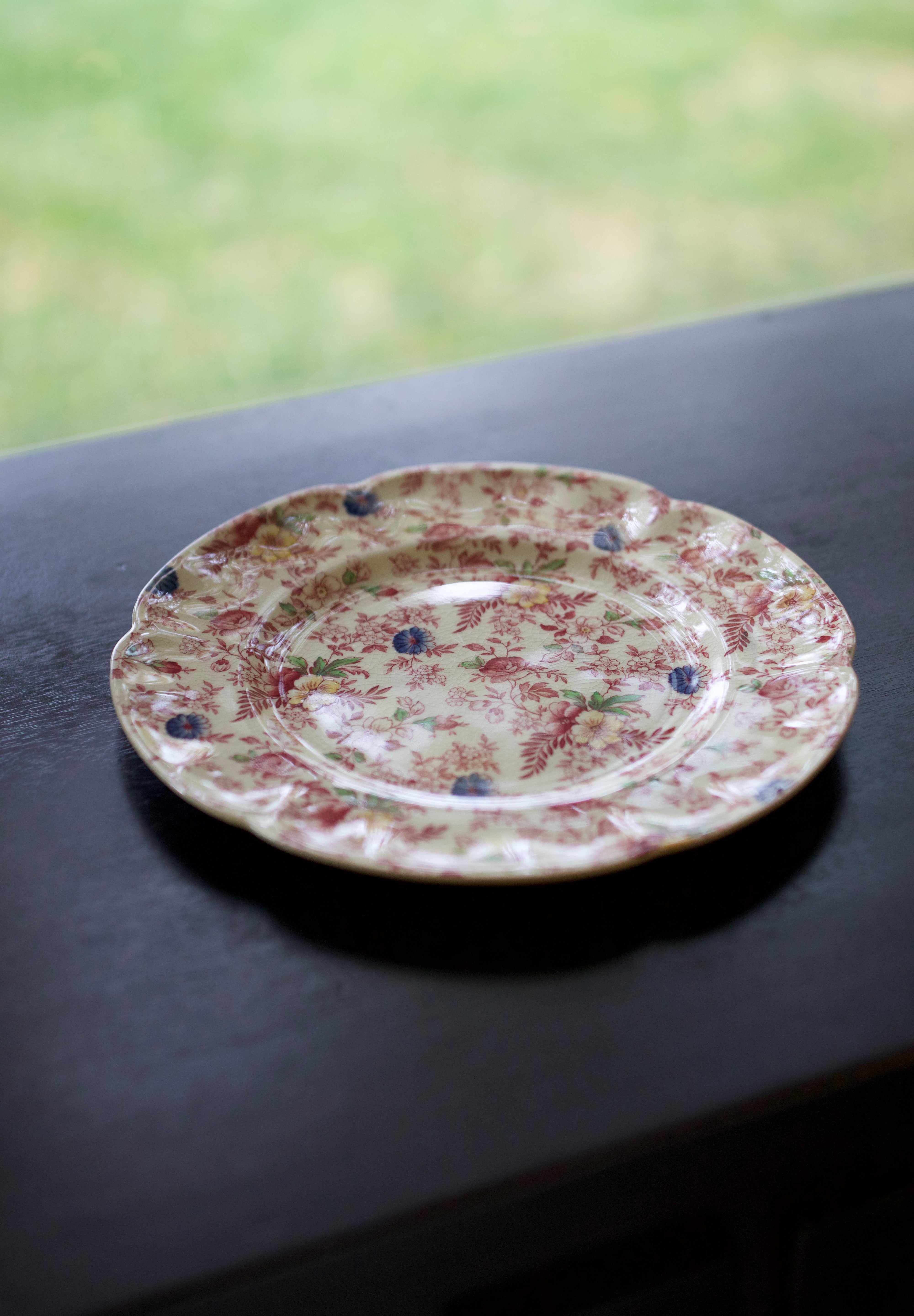 Vintage Johnson Brothers Old English Chintz Dinner Plates (Set of 4)