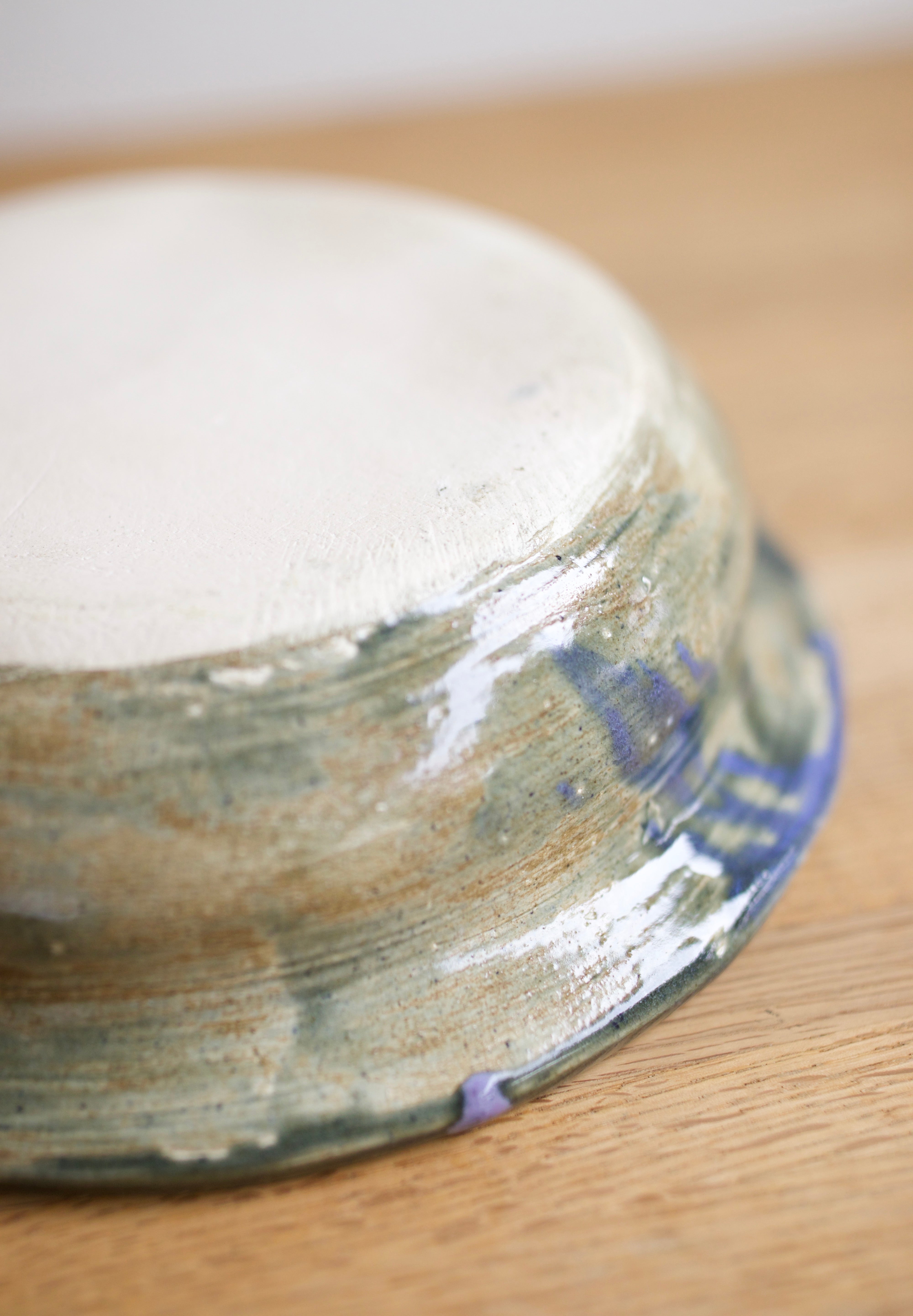 Contemporary Hand-Thrown Studio Pottery Dish