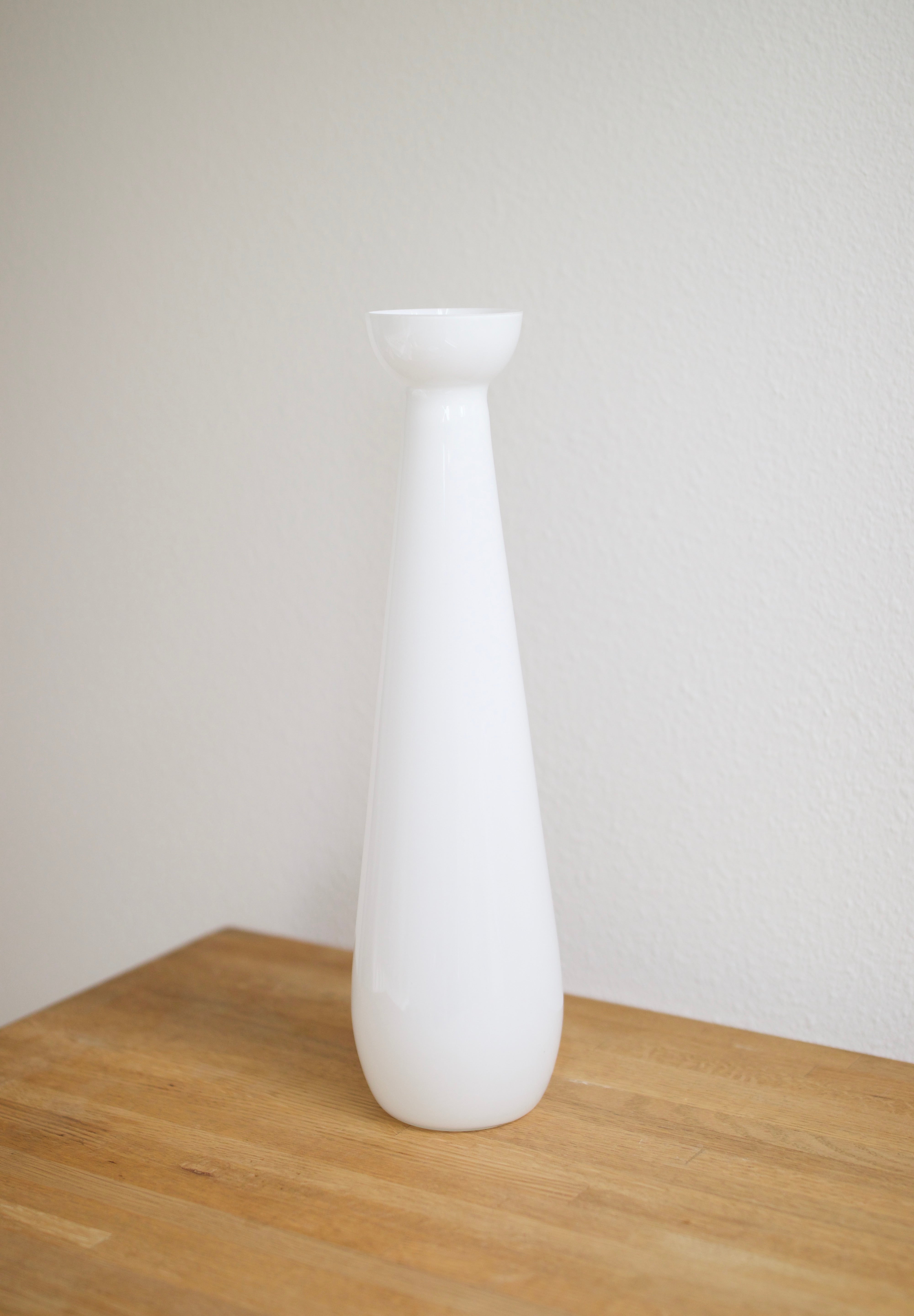 Vintage Danish Opaline Vessel by Jacob Bang for Kastrup Glas