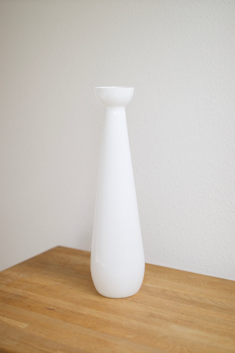 Vintage Danish Opaline Vessel by Jacob Bang for Kastrup Glas