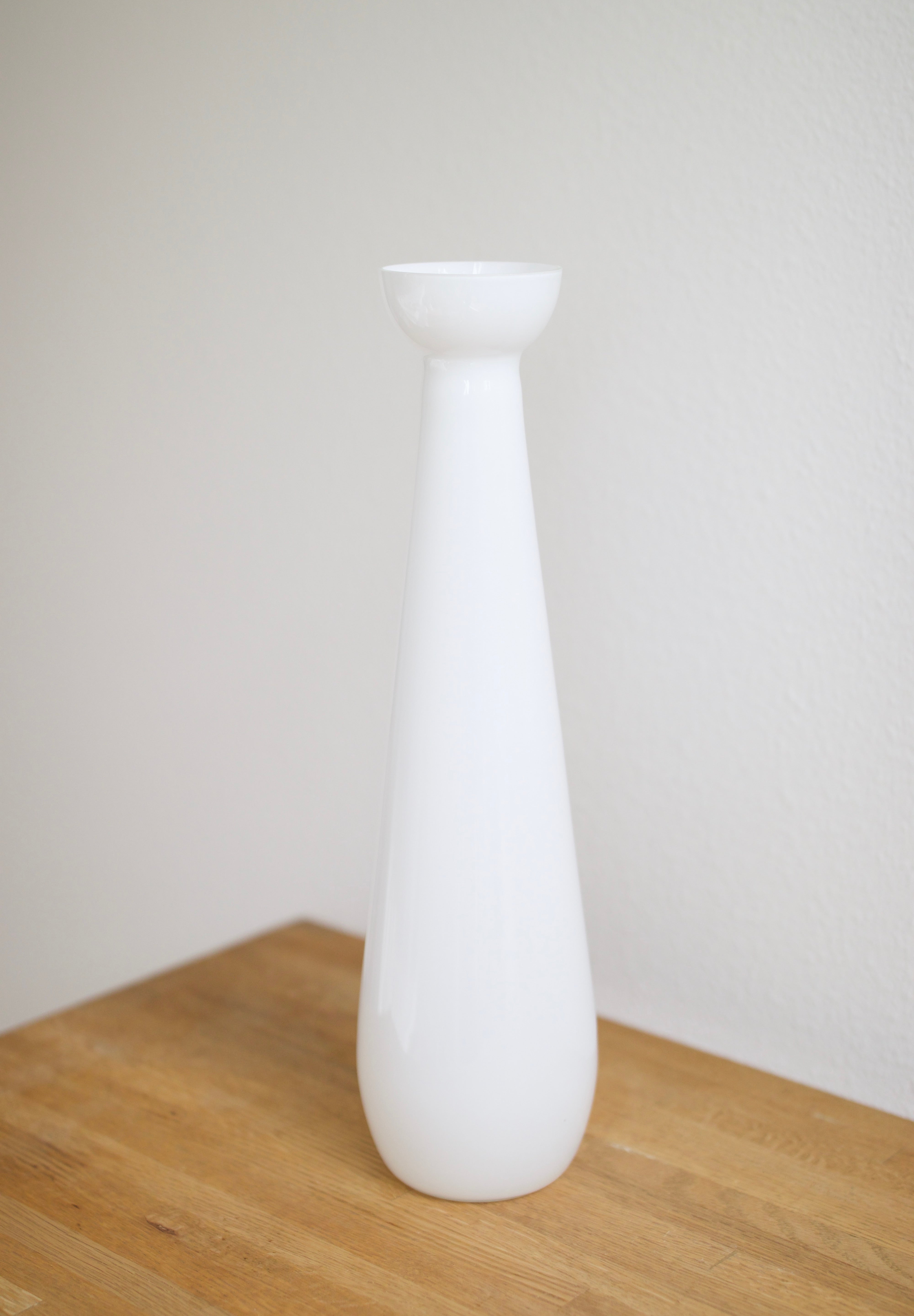 Vintage Danish Opaline Vessel by Jacob Bang for Kastrup Glas