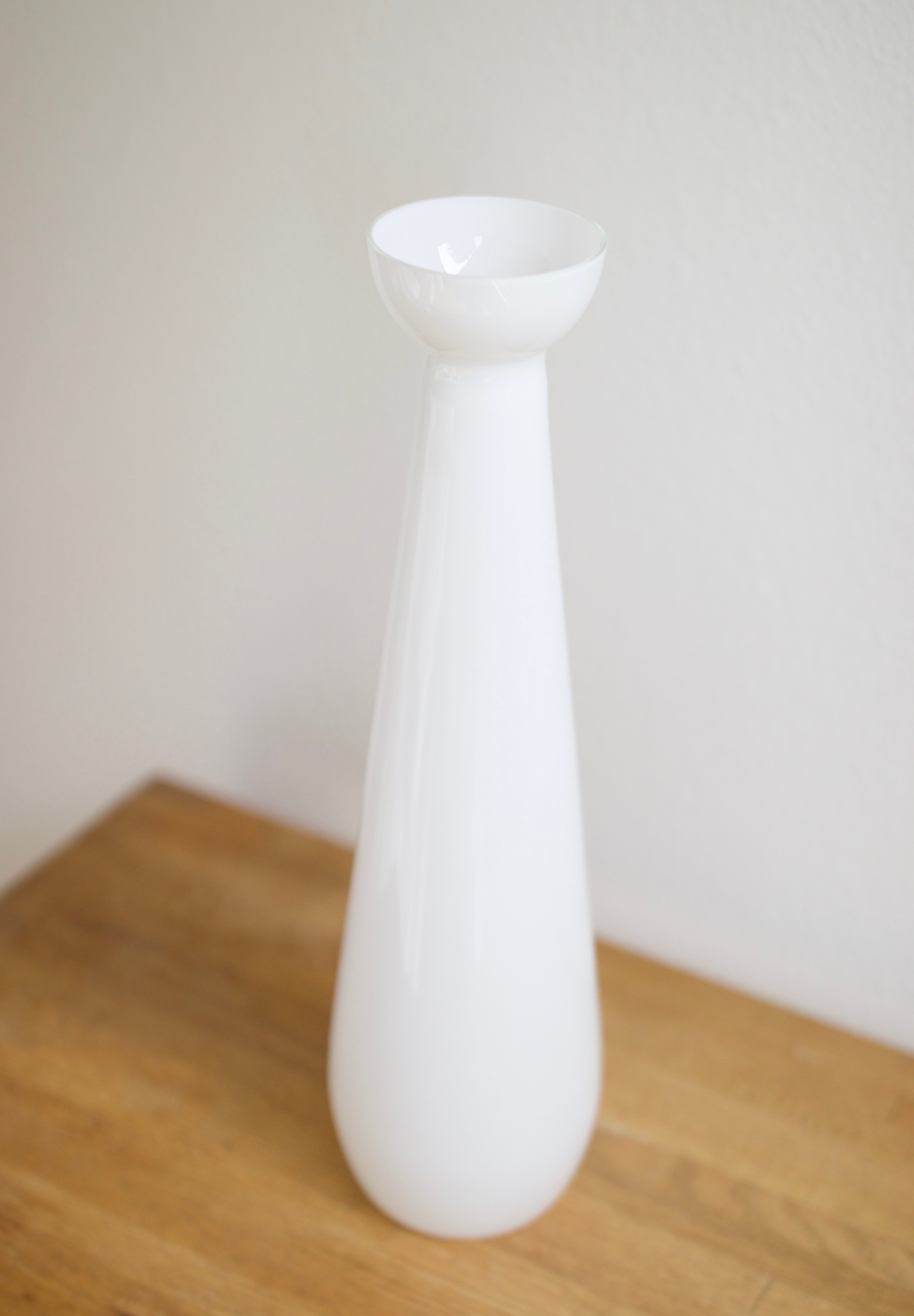 Vintage Danish Opaline Vessel by Jacob Bang for Kastrup Glas
