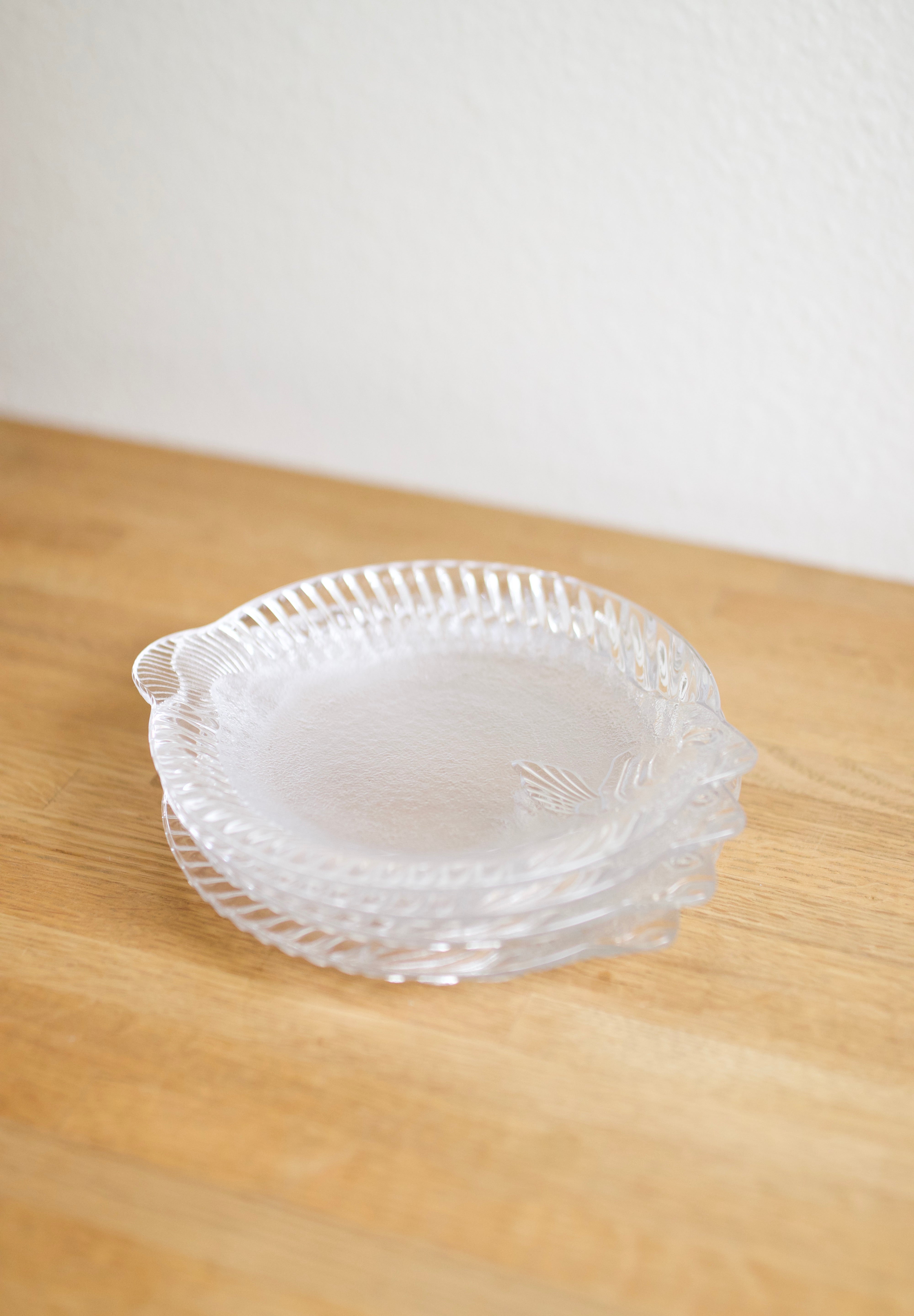 Mikasa Fish Glass Plates (Set of 4)