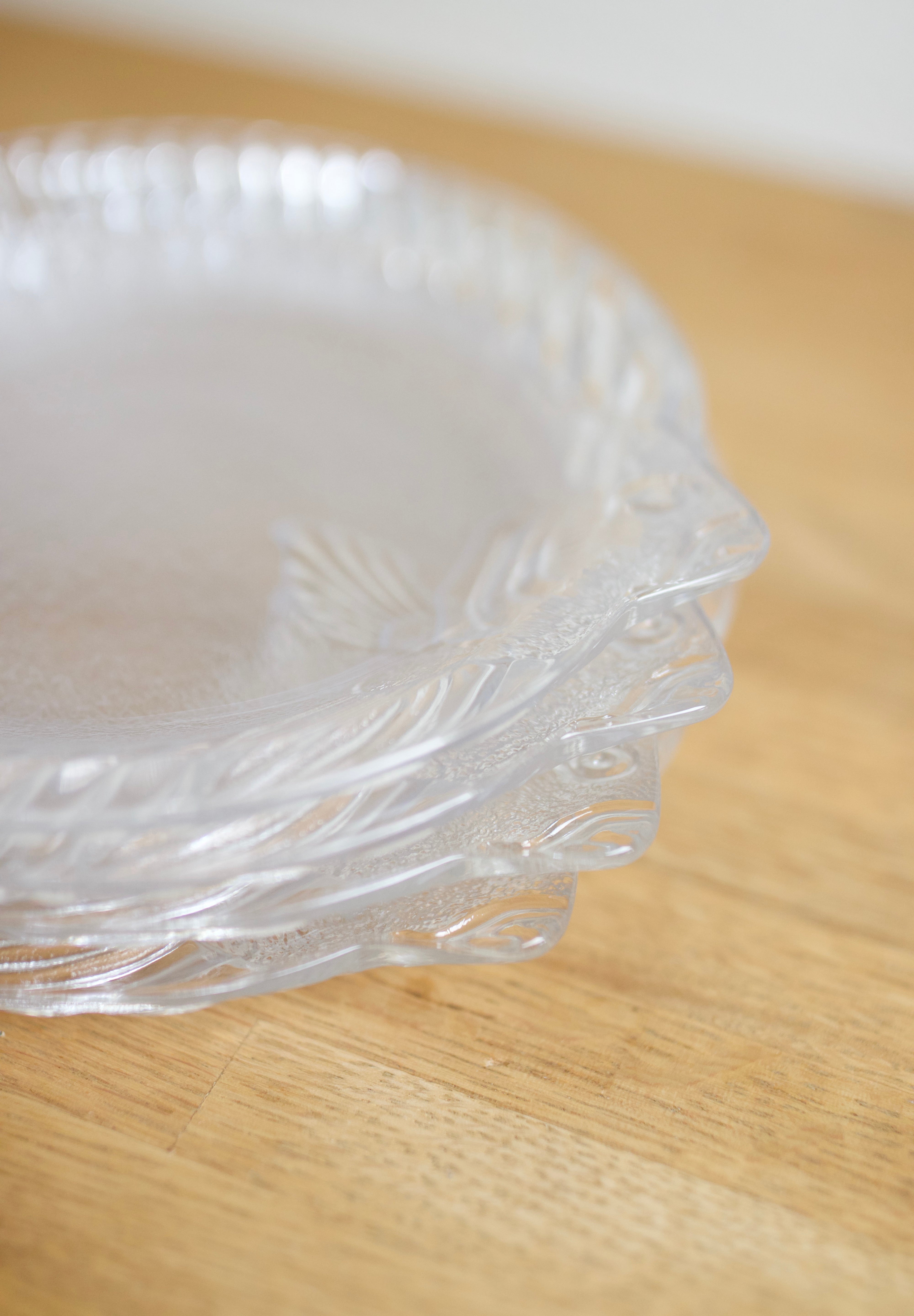 Mikasa Fish Glass Plates (Set of 4)