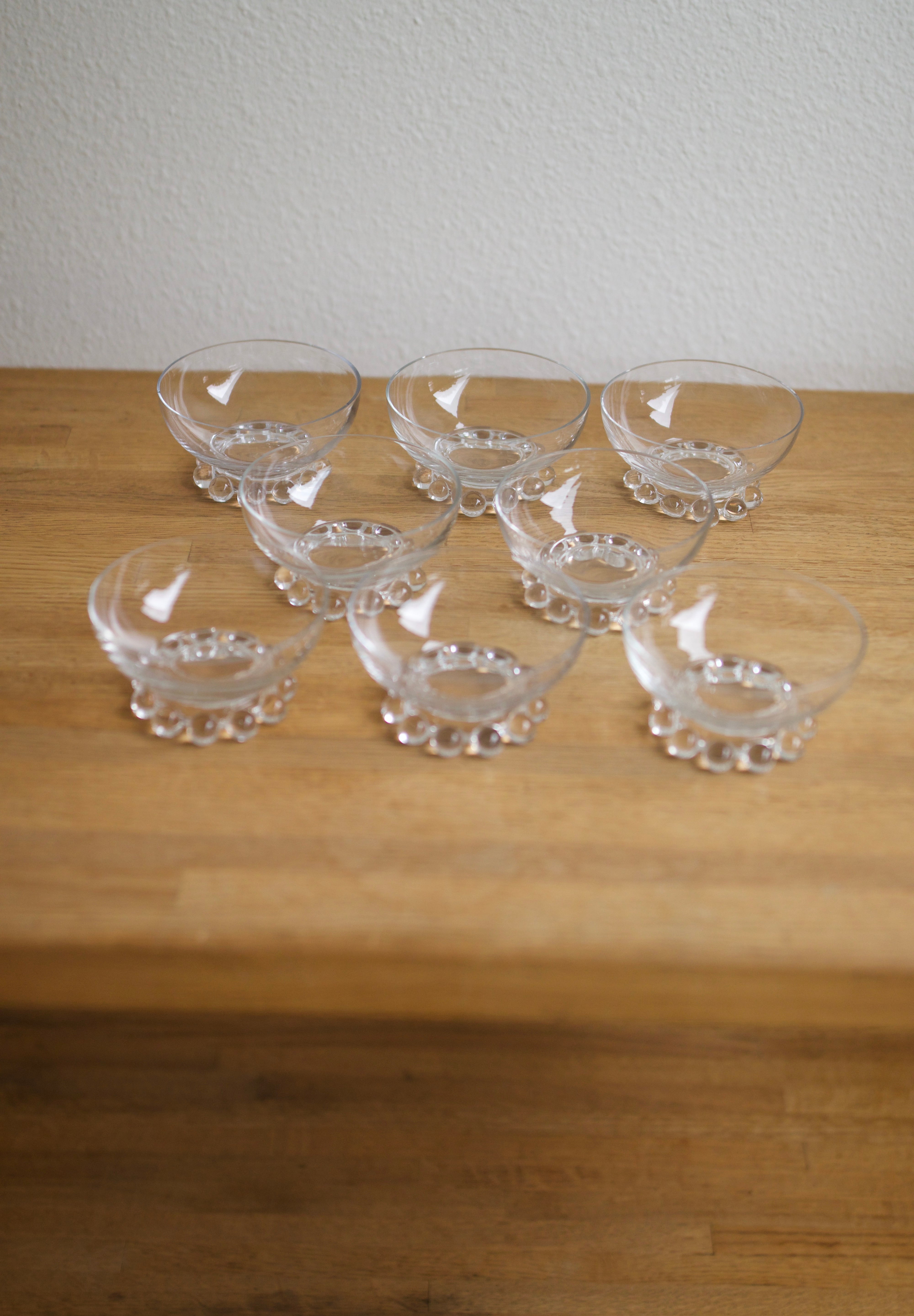 Imperial Glass Candlewick Sherbet Dishes (Set of 8)