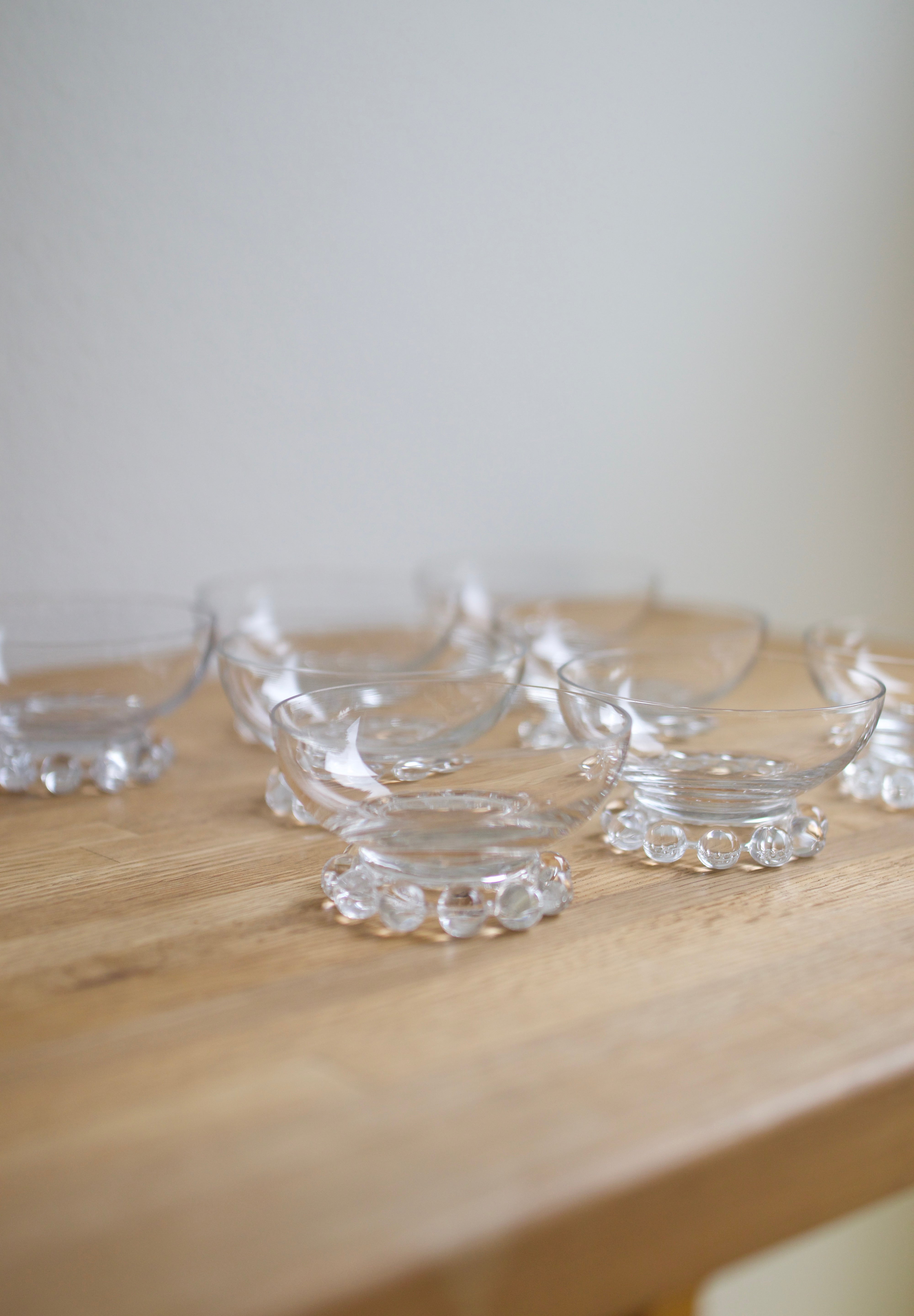 Imperial Glass Candlewick Sherbet Dishes (Set of 8)