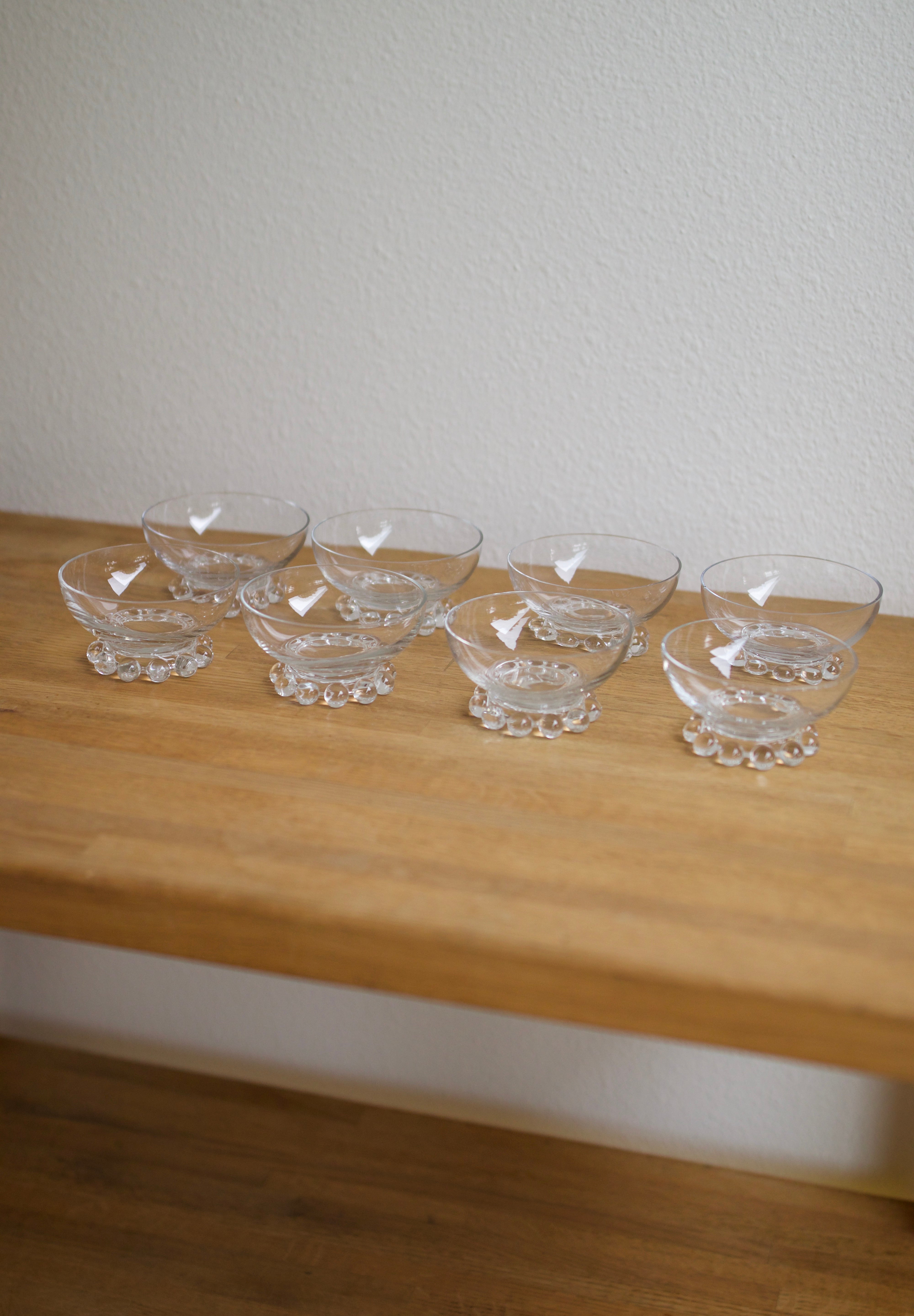 Imperial Glass Candlewick Sherbet Dishes (Set of 8)