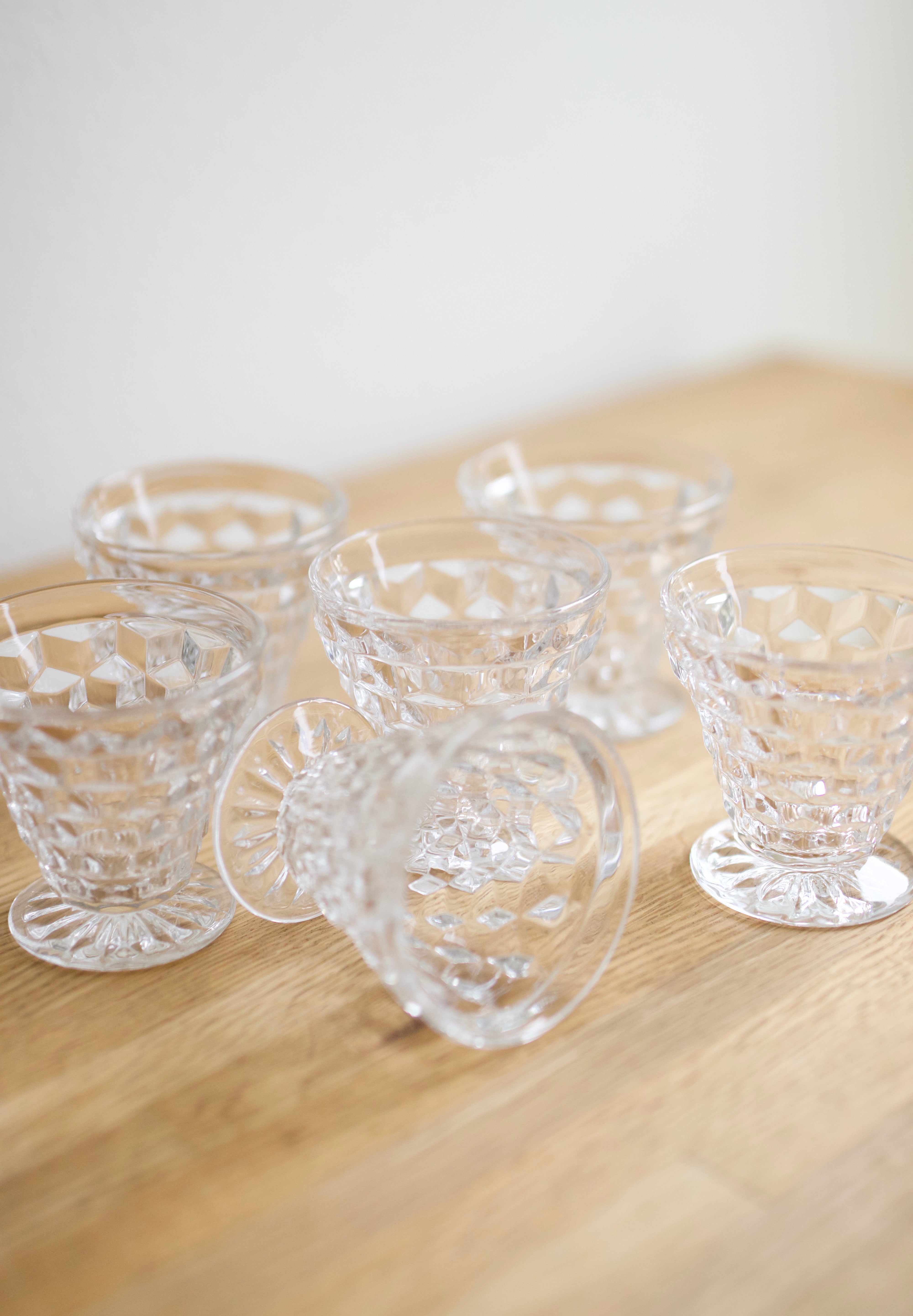 Fostoria American Footed Cocktail Glasses