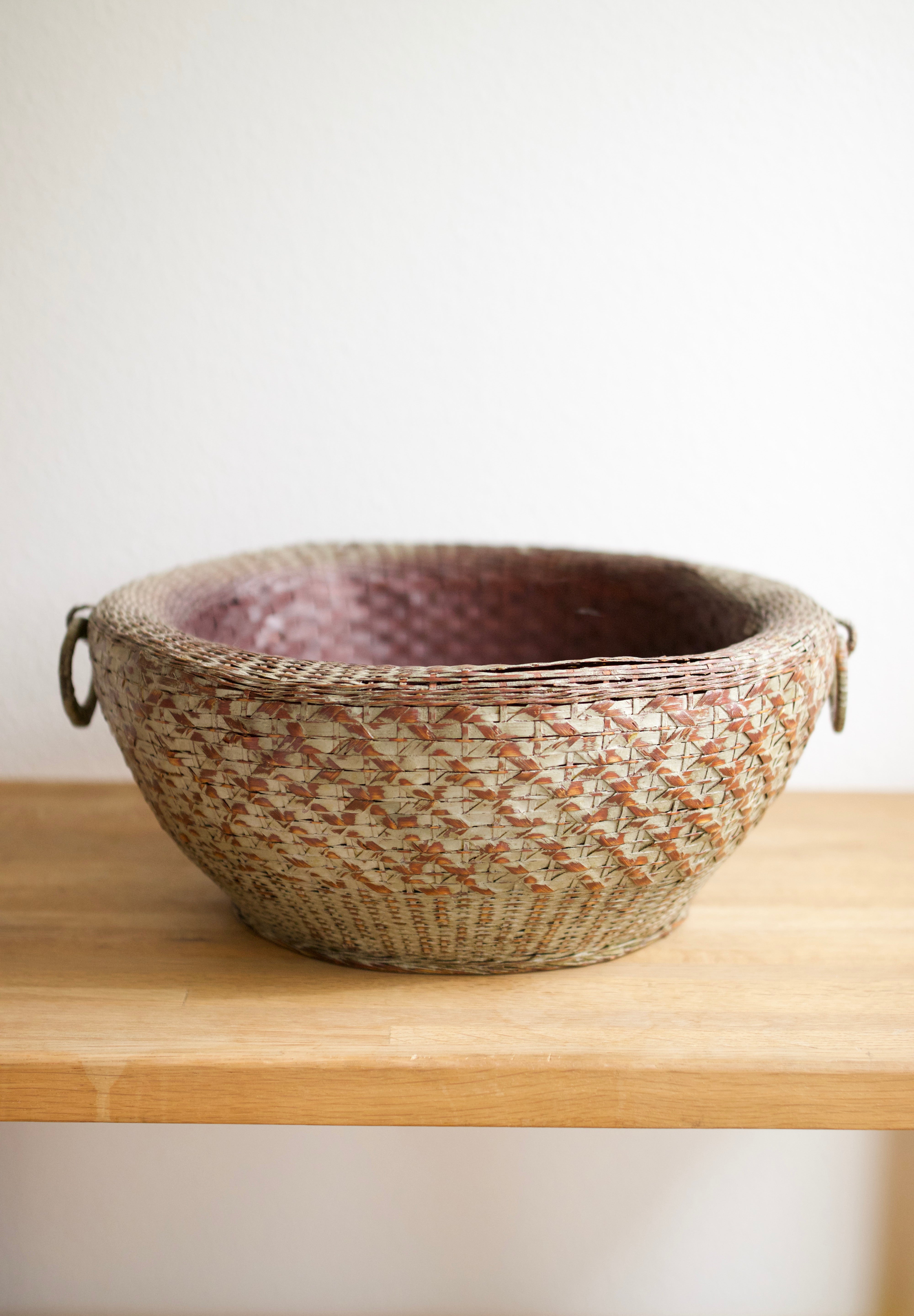 Handwoven Wicker Basket