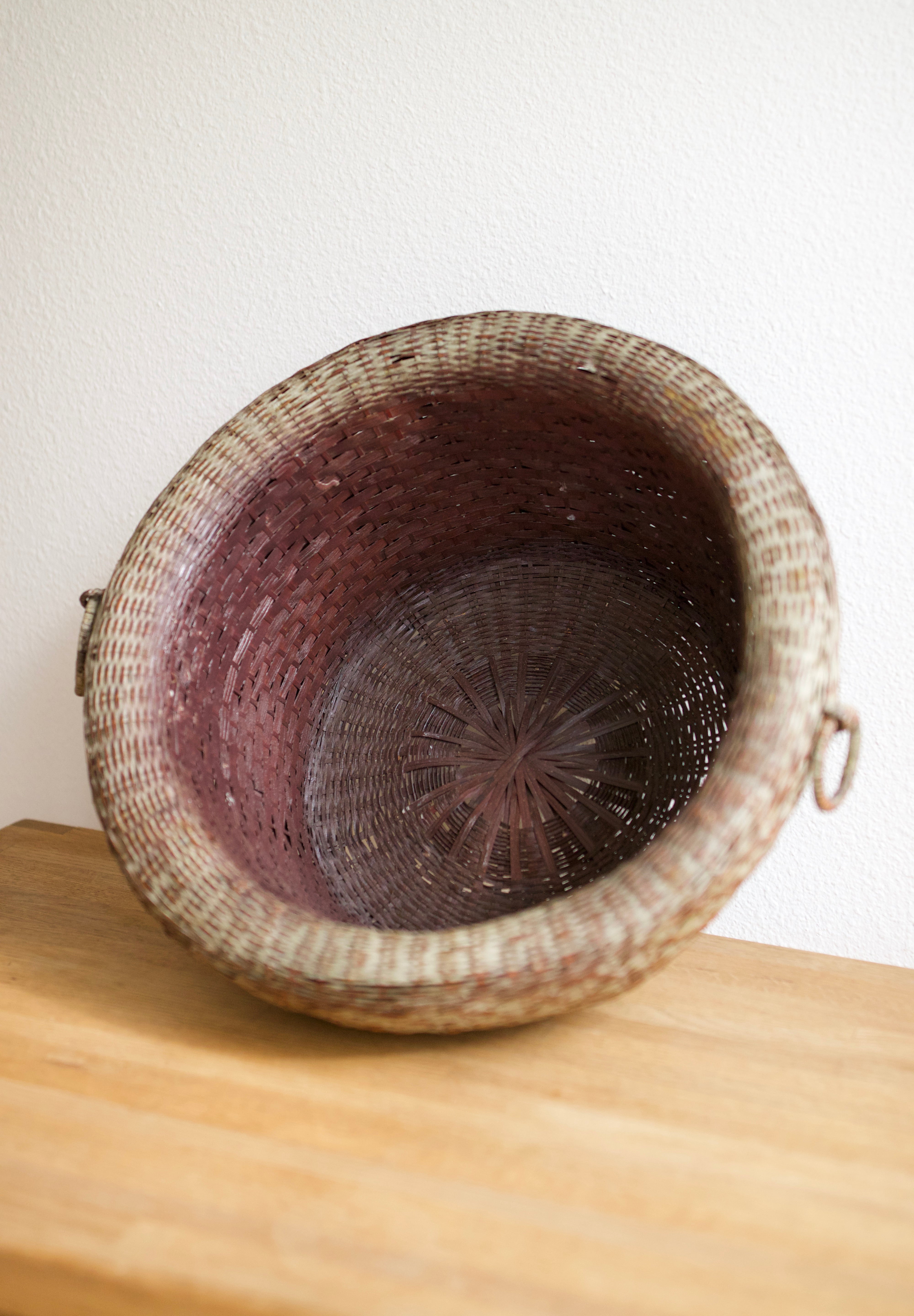 Handwoven Wicker Basket